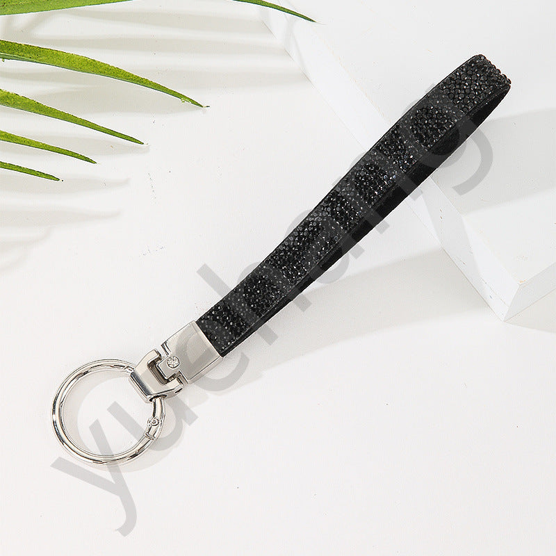 Wholesale Rhinestone Multicolor Wristband Keychain